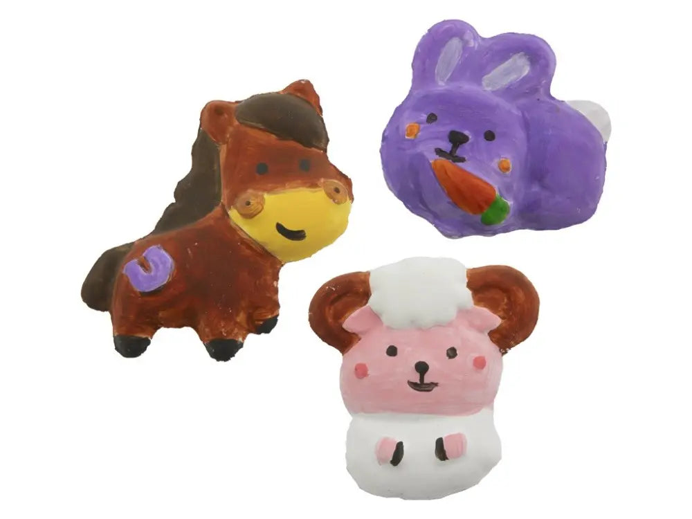 Muotoile ja maalaa maatilan eläimiä kipsistä