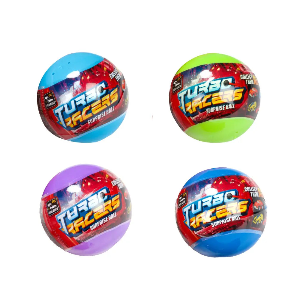 Yllätyspallo jossa on auto