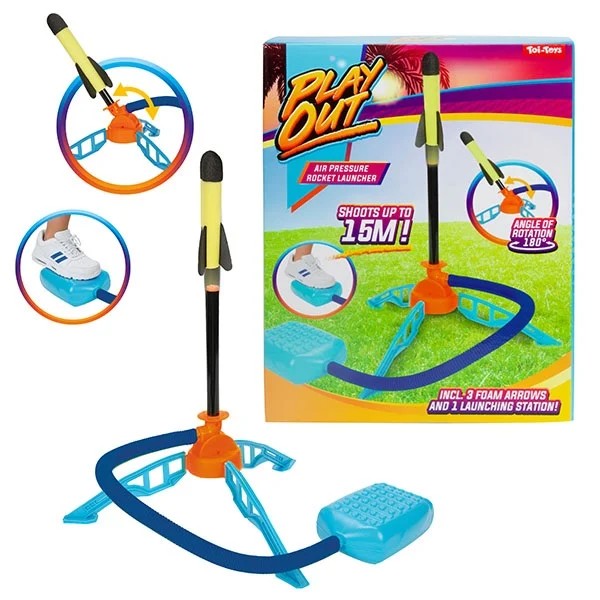 Laukaise vaahtomuoviraketti