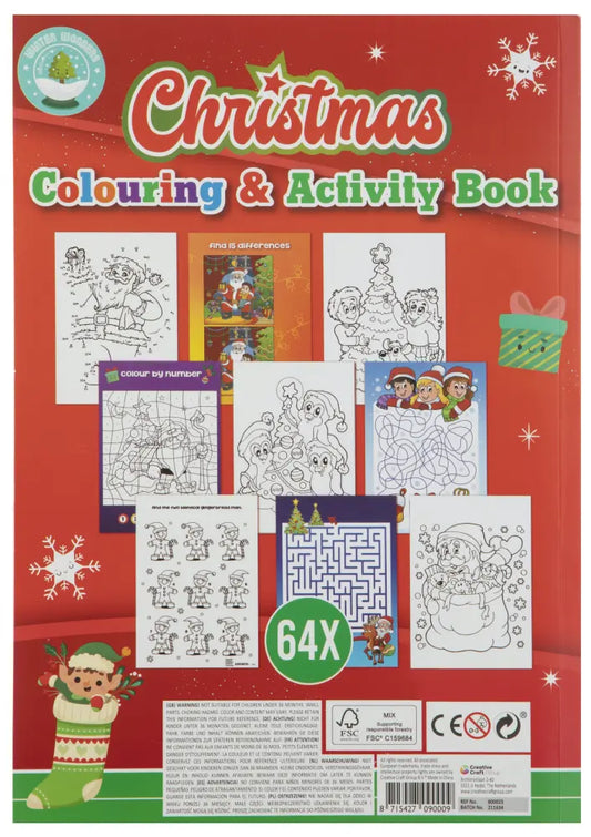 Askartelu- ja värityskirja - Joulu