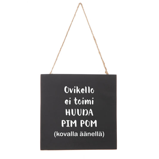 Roikkuva taulu - Ovikello ei toimi