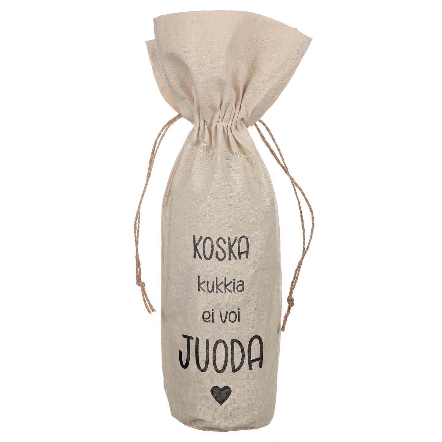 Lahjakassi pullolle - Koska kukkia