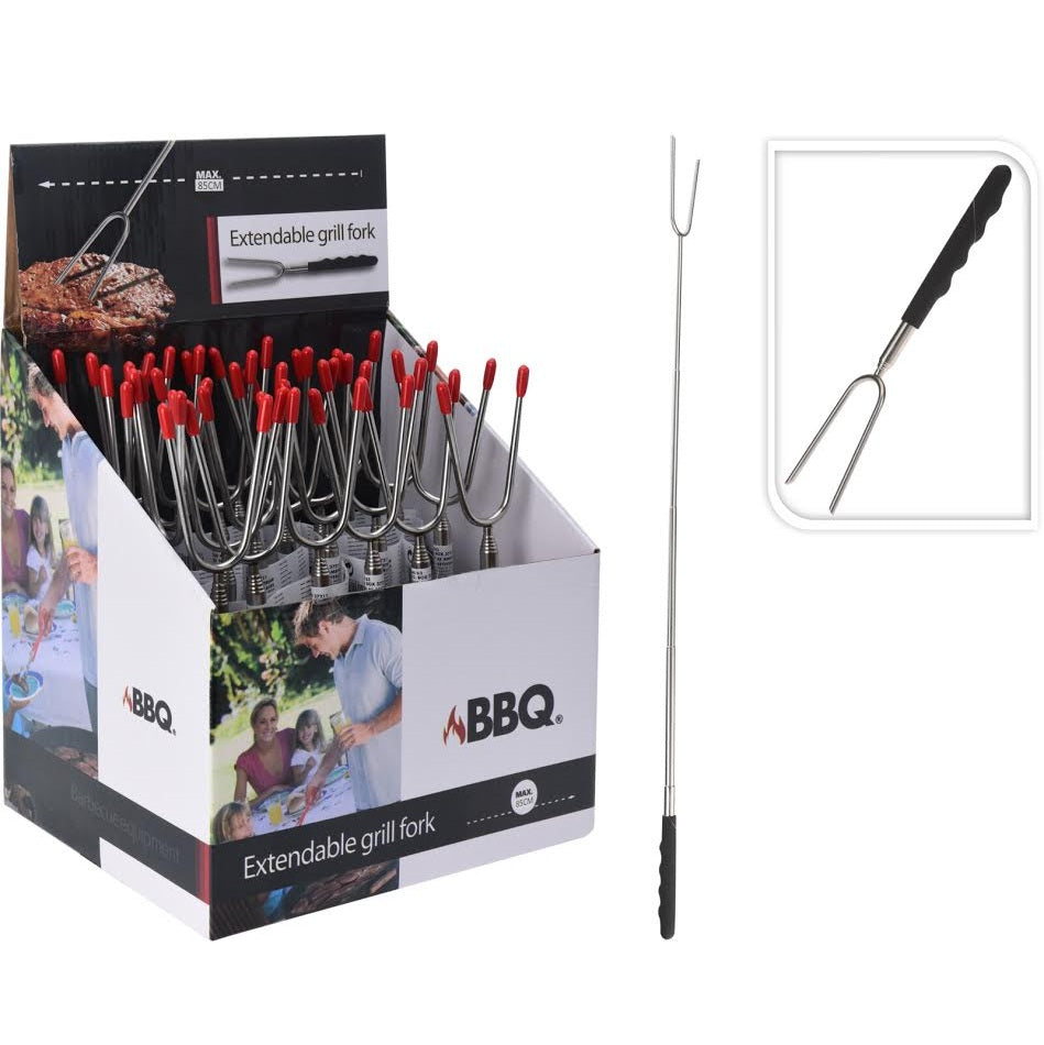 Grillivarras teleskooppivarrella