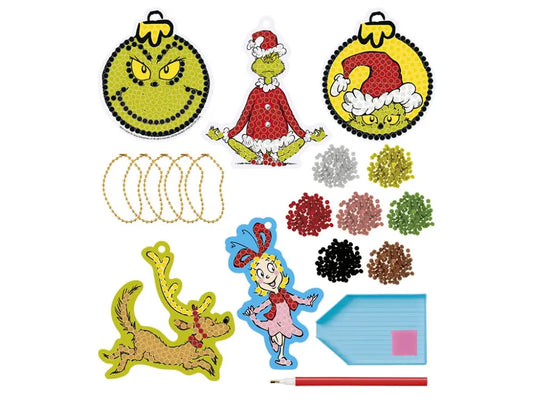 Diamond Painting Joulukuusenkoristeet - Grinch
