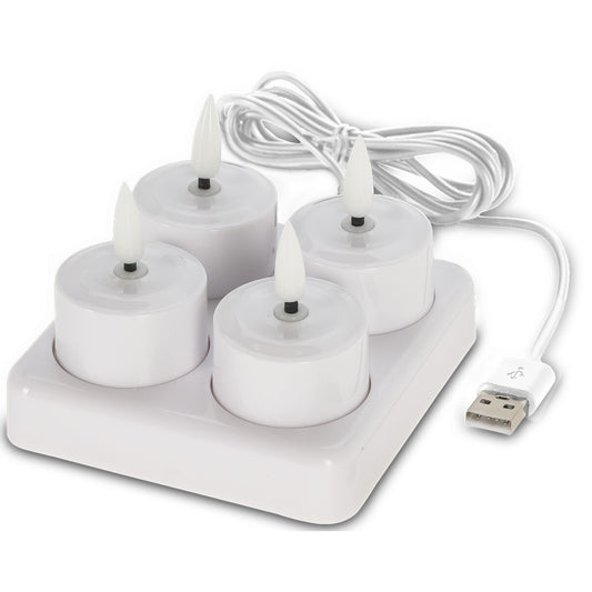 Ladattavat Paristokynttilät & Latausasema