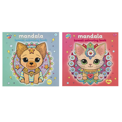 Värityskirja - Kawaii (mandala)