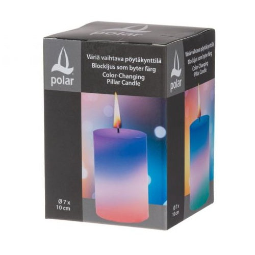 Väriä Vaihtava Pöytäkynttilä