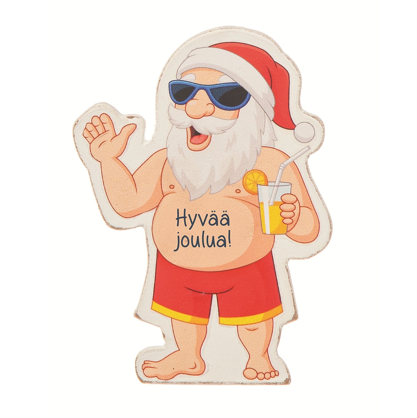 Jääkaappimagneetti - Hyvää joulua!