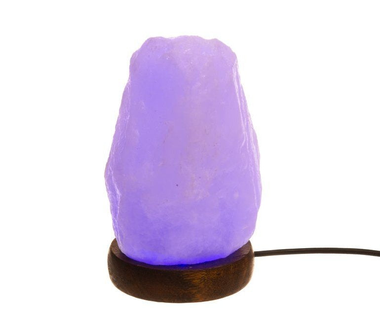 Väriä Vaihtava Suolakristallilamppu