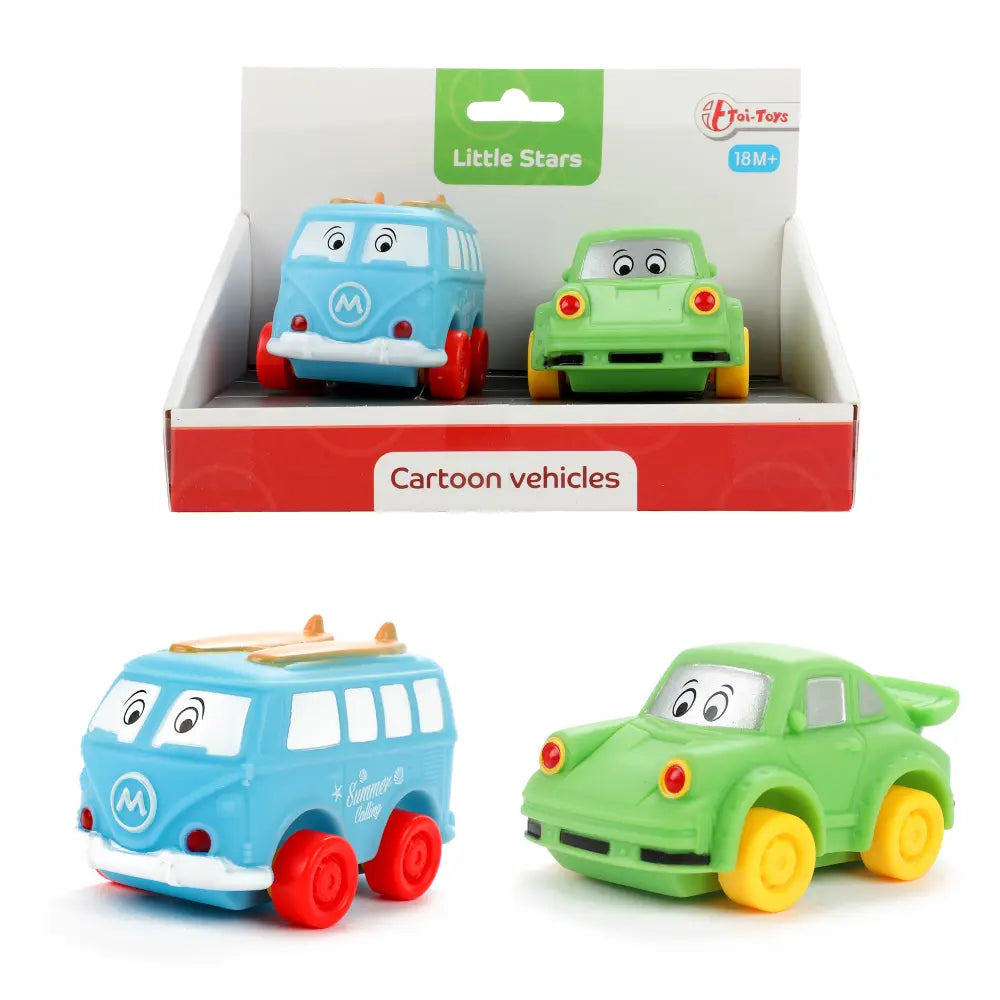 Pehmeämuoviset autot 2 kpl