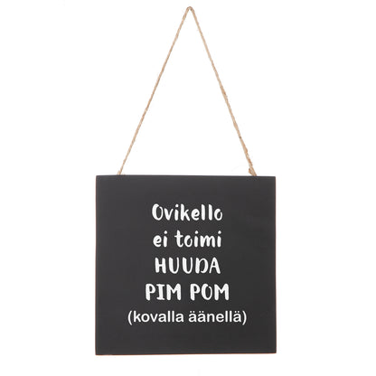 Roikkuva taulu - Ovikello ei toimi