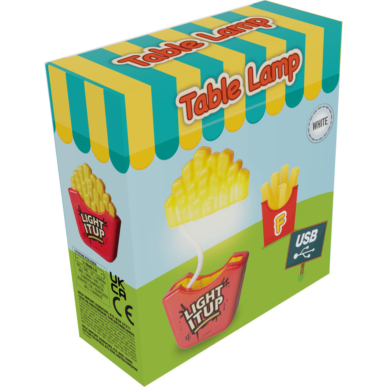 Kokoontaitettava Pöytälamppu - Ranskalaiset Perunat