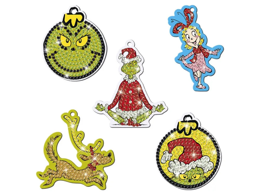 Diamond Painting Joulukuusenkoristeet - Grinch