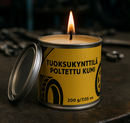 Tuoksukynttilä - Poltettu Kumi