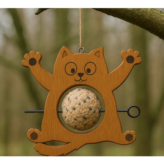 Lintujenruokkija - Kissa