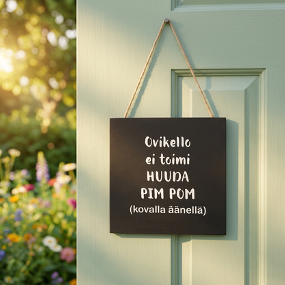 Roikkuva taulu - Ovikello ei toimi